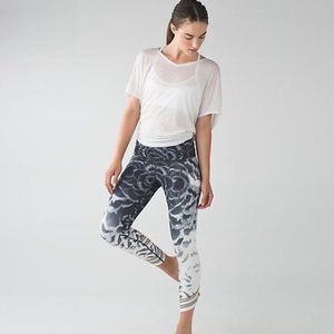 Lululemon High Times Pretty Plum Angel Wing Leggings